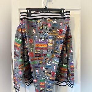 Awake NBA Logo Gray Sweatpants